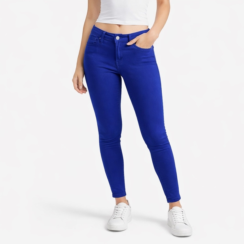 GP Jeans Sapphire Blue Ankle Skinny Stretch Jeans Juniors Size 9